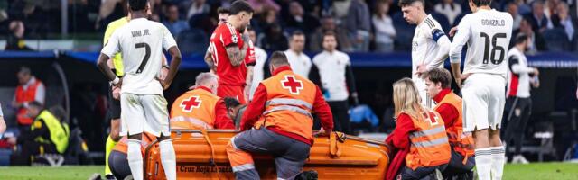 Strašne scene u Madridu: Santijago Bernabeu je utihnuo, zvezda Reala izneta na nosilima /VIDEO/