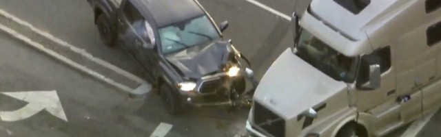 Šleper okončao policijsku poteru (VIDEO)