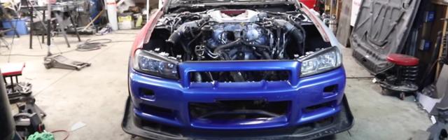 Postavljanjem karoserije R34 Skylinea na šasiju R35 GT-R-a dobija se umetničko delo (VIDEO)