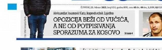 MAJSTORE, KONAČNO SI PRIZNAO DA PREKO KOSOVA HOĆEŠ DA RUŠIŠ VUČIĆA! Ćuta objasnio od čega opozicija beži!