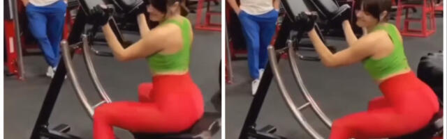 VEŽBALA JE U TERETANI, PRIŠAO JOJ JE TRENER I OSRAMOTIO JEDNIM POTEZOM: Ovakav blam će dugo pamtiti (VIDEO)