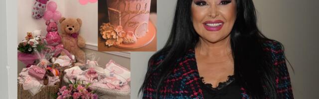 Torta, torbica, šiljkani opanci, cveće… Kako je Dragana Mirković dočekala unuku Kseniju
