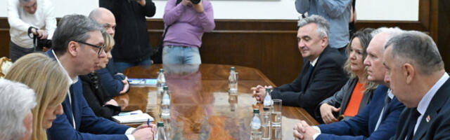 Други дан разговора на Андрићевом венцу: представници листе „Ми – Глас из народа” у Председништву