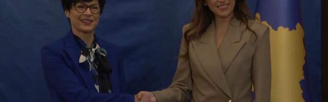 Marta Kos prvi put u Prištini: Posetu započela sastankom sa Hadžiju