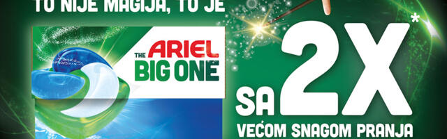 Ariel predstavlja The Big One – novu generaciju pranja bez kompromisa