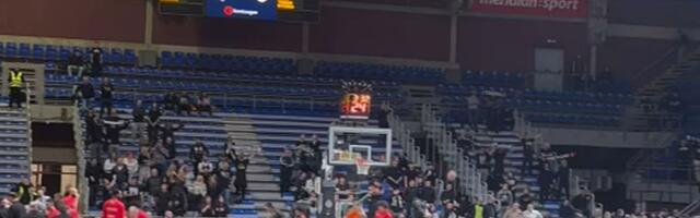 Grobari, da li pamtite praznije tribine na utakmici Partizana u Evroligi: Ovako izgleda "Pionir"!