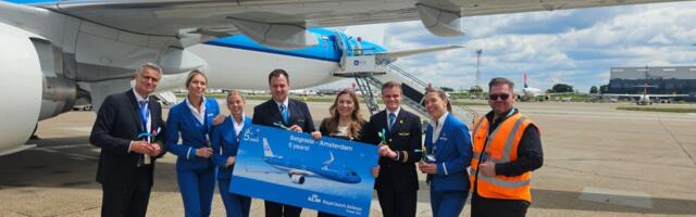 KLM obeležio pet godina od povratka na liniju Amsterdam–Beograd: Više od 570.000 putnika od 2021.