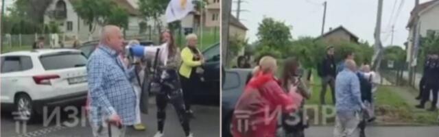 Milivojević izgubio živce! Urlao na policiju kao pomahnitao i pozivao na haos usred Resnika (VIDEO)