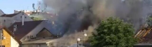 LOKALIZOVAN POŽAR U VALJEVU: Uništeno 6 lokala, nema povređenih