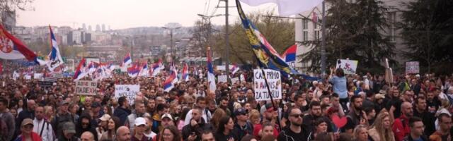 "Hajde da zajedno probudimo Srbiju": Poruka studenata sa Slavije