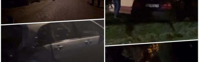 AUTOM SE UMALO ZABIO U TUĐU KUĆU: Džumbus u Kovinu, udarao u parkirana vozila pa se zaustavio tik ispred zida (VIDEO)