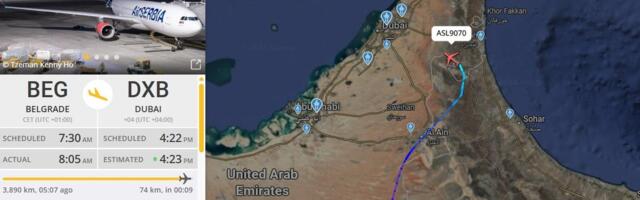 U Dubaji sleteo avion Er Srbije koji je pošao po srpske državljane, povratak se očekuje večeras