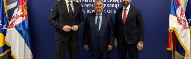 SUSRET U SARAJEVU: Ambasador Todorov ugostio Dejana Tomaševića predsednika i Dejana Bojovića, generalnog sekretara Olimpijskog komiteta Srbije