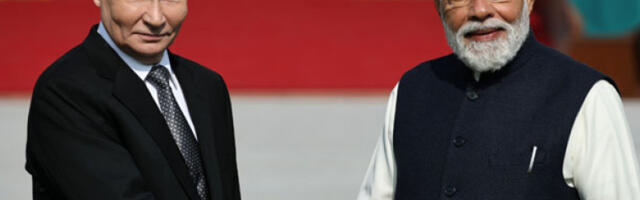 Цртани филм о Путину и Модију: Русија и Индија на мотору, Трамп остаје на пумпи (ВИДЕО)