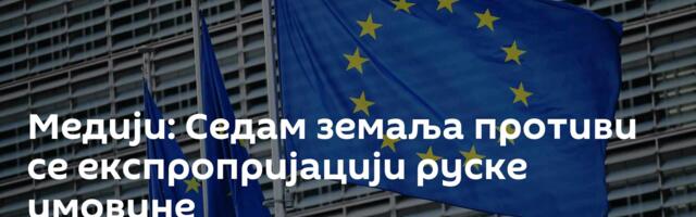 Медији: Седам земаља противи се експропријацији руске имовине