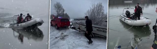 Poznao ko je izvučen iz hladnog Dunava: Ovako je izgledala akcija pronalaženja tela u Novom Sadu (VIDEO)