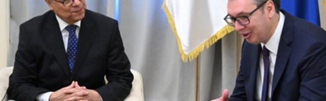 VUČIĆ PRIMIO FATAHA MAHRAZA U OPROŠTAJNU POSETU: Srbija visoko ceni iskreno prijateljstvo i dugogodišnju saradnju sa Alžirom! (FOTO)
