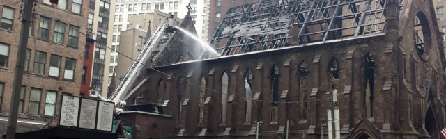 NYC awards SPC Cathedral in Manhattan for restoration after 2016 fire