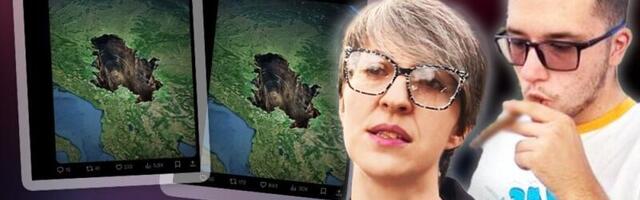 Lažni ekolozi dele sliku Srbije bez južne srpske pokrajine i poručuju: Briga nas za Kosovo i Metohiju! (FOTO)