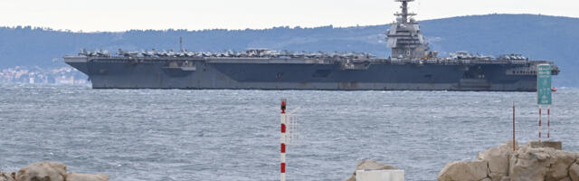 Američki nosač aviona Džerald R. Ford uplovio u Split