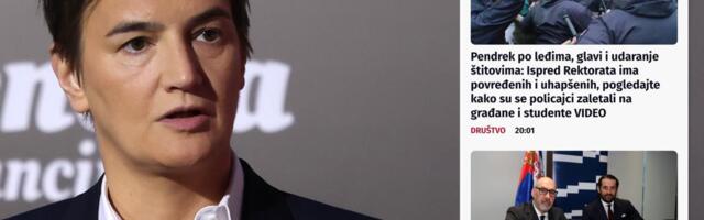 "PARA VRTI GDE BURGIJA NEĆE" Brnabić raskrinkala pokušaj obmane koju sprovode blokaderski mediji: Red poziva na građanski rat, red plaćenog marketinga (FOTO)