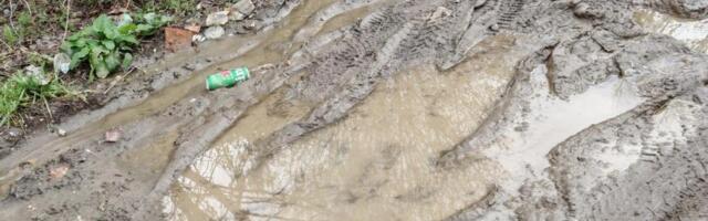 Grad ili selo? Višnjićeva ulica pretvorena u blatnjavu klopku usred Leskovca