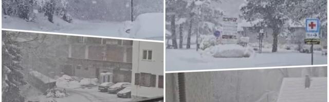 SNEŽNA APOKALIPSA U HRVATSKOJ! PROGLAŠEN CRVENI ALARM: Zavejalo na Plitvičkim jezerima, jaka oluja u Rijeci! Vetar lomi drveće u Zagrebu i Čakovcu (VIDEO, FOTO)