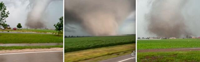 Jezivi snimci iz okoline Čikaga: Tornado napravio pustoš (VIDEO)