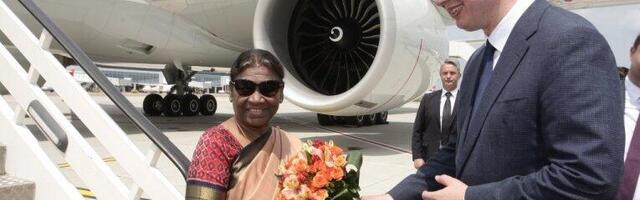 SRBIJA DRUGA ZEMLJA KOJOJ JE U POSETI PREDSEDNICA INDIJE: Murmu u Beogradu do 9. juna (FOTO)