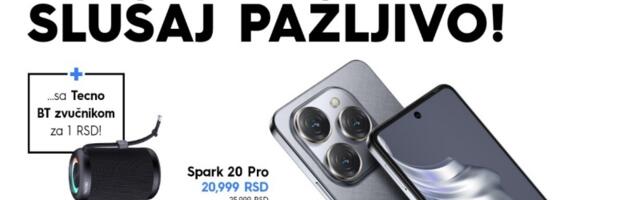Kupovina Spark 20 Pro telefona donosi vam TECNO BT zvučnik na poklon!