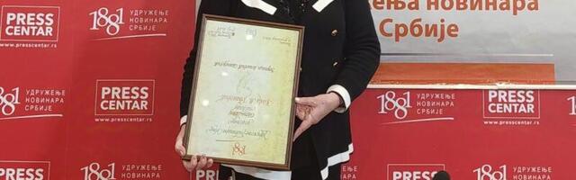 Urednica “Čačanskog glasa“ Zorica Lešović Stanojević dobitnica prestižne nagrade UNS-a