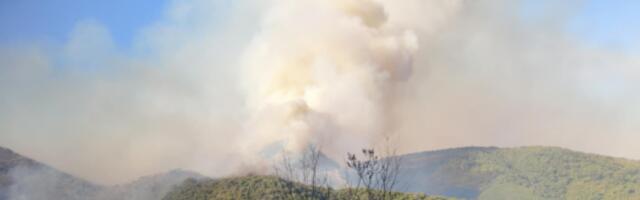 BUKTI POŽAR KOD RAČE, NEBO PREKRIVENO DIMOM Vetar dodatno pogoršava situaciju