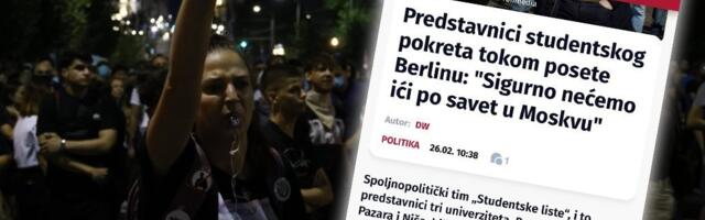 BLOKADERI BIRAJU ZAPAD I SVOJE NALOGODAVCE! Jasno odbacuju tradicionalne saveznike Srbije, kažu "U Moskvu sigurno nećemo"!