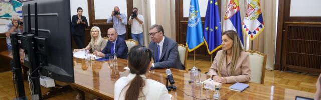VUČIĆ S PREDSTAVNICIMA SZO U SRBIJI: Sporazum o saradnji doprineće unapređenju zdravstvene zaštite, jačanju institucija