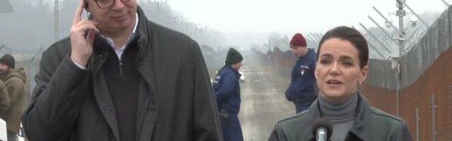 VUČIĆ I KATALIN NOVAK SE OBRAĆAJU JAVNOSTI SA PRELAZA KELEBIJA - TOMPA!