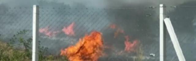 Požar u Vinči se širi, približava se kućama (VIDEO)