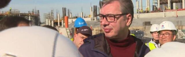 ALEKSANDAR VUČIĆ OBIŠAO GRADNJU NACIONALNOG STADIONA: „Ovaj stadion će biti veći i luksuzniji od Marakane!“