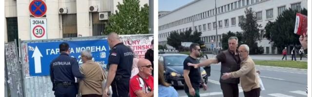 Skandal! Policija pomaže blokaderima da maltretiraju čoveka?! (VIDEO)