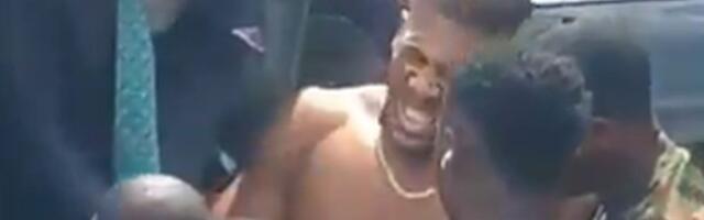 Jeziv snimak posle nesreće u kojoj je povređen Džošua! Bokser jauče od bolova dok ga vade iz smrskanog džipa