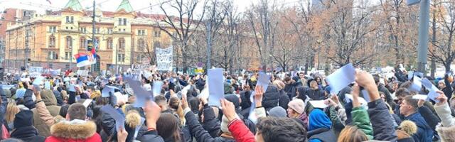 POKS: Studentima dozvoliti da se obrate Skupštini Srbije i na RTS