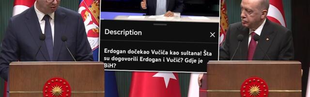 SARAJEVO PUCA OD MUKE, PRIZNALI DA NIKO NIJE KAO VUČIĆ! Erdogan srpskog predsednika dočekao kao sultana, Turci mu svirali "Tamo daleko" VIDEO