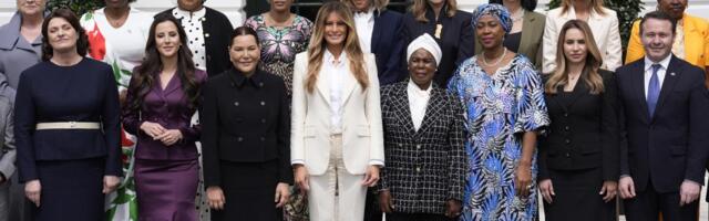 TAMARA VUČIĆ SA MELANIJOM TRAMP U BELOJ KUĆI Prva dama Srbije: "Zadovoljstvo mi je da budem deo istorijski važnog događaja u Vašingtonu"