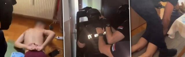 U gaćama, policija ih "digla" iz kreveta: Ovako su pohapšeni osumnjičeni za zversko prebijanje maloletnika u Novom Sadu (VIDEO)