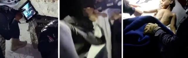 Herojska akcija spasilaca: Dečak izvučen iz ruševina nakon skoro nedelju dana potrage (FOTO/VIDVEO)