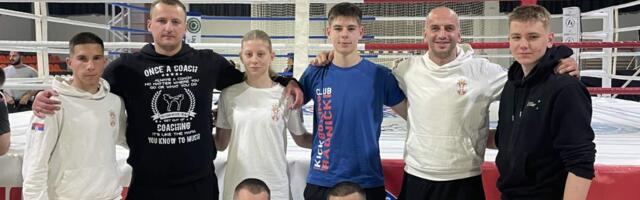 Kik-boks klub Radnički osvojio pet medalja na Prvenstvu Srbije
