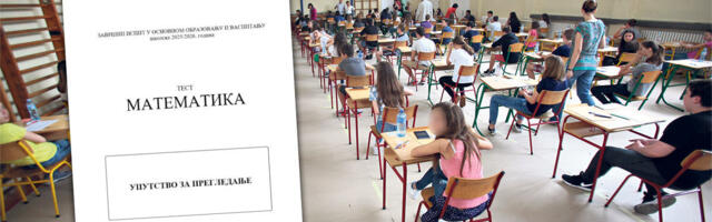 Ministarstvo objavilo kompletan test iz matematike: Evo svih zadataka sa male mature FOTO