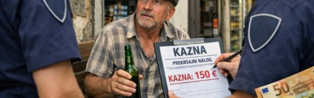 Osuđen jer je pio pivo ispred seoske prodavnice: Mora da plati 150 evra