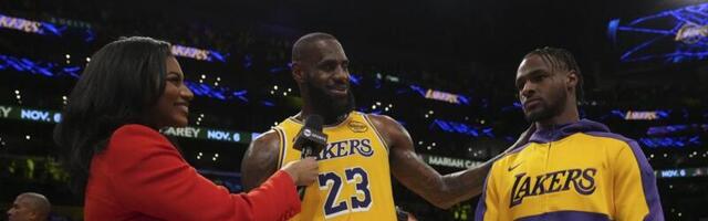 Istorija je ispisana! Lebron Džejms i njegov sin prvi otac i sin koji su zajedno zaigrali u NBA ligi! (VIDEO)