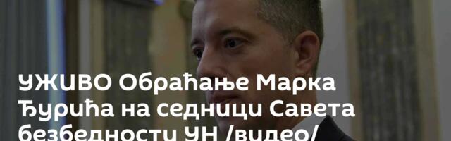 УЖИВО Обраћање Марка Ђурића на седници Савета безбедности УН /видео/