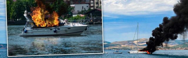 Zajedno sa sinom punio stupce crne hronike: Ovo je poznati biznismen čiju je jahtu u Budvi progutao požar (VIDEO)